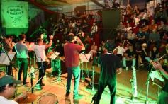 Foto de la galería: Dale Que Brass puso el show y abrió el encuentro en el Galpón de La Murga de la Estación