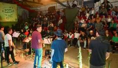 Foto de la galería: Dale Que Brass puso el show y abrió el encuentro en el Galpón de La Murga de la Estación