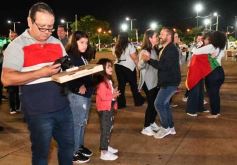Foto de la galería: 5000 pizzas solidarias pusieron el marco para ayudar, compartir y celebrar en la ciudad capital