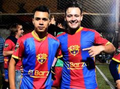 Foto de la galería: Copa Güembé: festejo azulgrana en la final del 5to Torneo de Fútbol 5 de Miguel Lanús