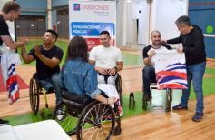 Foto de la galería: Referentes del Básquet Adaptado Nacional compartieron sus experiencias con deportistas misioneros