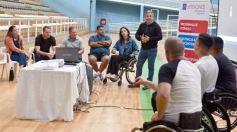 Foto de la galería: Referentes del Básquet Adaptado Nacional compartieron sus experiencias con deportistas misioneros