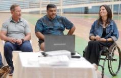 Foto de la galería: Referentes del Básquet Adaptado Nacional compartieron sus experiencias con deportistas misioneros