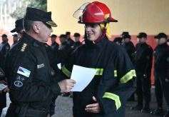 Foto de la galería: 93 años de servicio: Bomberos de la Policia de Misiones celebraron un nuevo aniversario