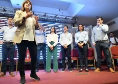 Foto de la galería: Patricia Bullrich en Posadas: lo que dejó el cierre de campaña con los candidatos misioneros
