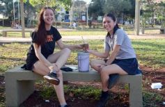 Foto de la galería: Con el trabajo a full:  recorridas en la ciudad con los amigos que se sumaron