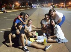 Foto de la galería: Estudiantina 2023: aunque en otro escenario, el entusiasmo estudiantil no faltó en la primera prueba piloto