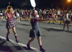 Foto de la galería: Estudiantina 2023: aunque en otro escenario, el entusiasmo estudiantil no faltó en la primera prueba piloto