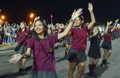 Foto de la galería: Estudiantina 2023: aunque en otro escenario, el entusiasmo estudiantil no faltó en la primera prueba piloto