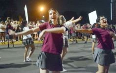 Foto de la galería: Estudiantina 2023: aunque en otro escenario, el entusiasmo estudiantil no faltó en la primera prueba piloto