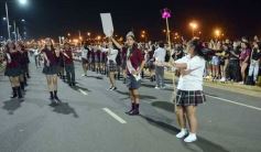 Foto de la galería: Estudiantina 2023: aunque en otro escenario, el entusiasmo estudiantil no faltó en la primera prueba piloto