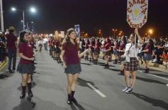 Foto de la galería: Estudiantina 2023: aunque en otro escenario, el entusiasmo estudiantil no faltó en la primera prueba piloto