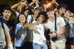 Foto de la galería: Estudiantina 2023: aunque en otro escenario, el entusiasmo estudiantil no faltó en la primera prueba piloto