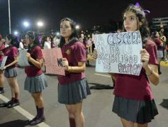 Foto de la galería: Estudiantina 2023: aunque en otro escenario, el entusiasmo estudiantil no faltó en la primera prueba piloto