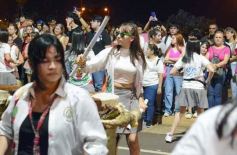 Foto de la galería: Estudiantina 2023: aunque en otro escenario, el entusiasmo estudiantil no faltó en la primera prueba piloto