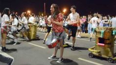 Foto de la galería: Estudiantina 2023: aunque en otro escenario, el entusiasmo estudiantil no faltó en la primera prueba piloto