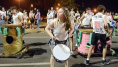 Foto de la galería: Estudiantina 2023: aunque en otro escenario, el entusiasmo estudiantil no faltó en la primera prueba piloto