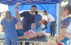 Foto de la galería: Llegada en La Cascada de los participantes de la Maratón Posadas Futura