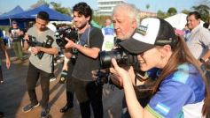 Foto de la galería: Llegada en La Cascada de los participantes de la Maratón Posadas Futura