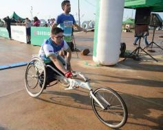 Foto de la galería: Llegada en La Cascada de los participantes de la Maratón Posadas Futura