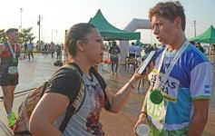 Foto de la galería: Llegada en La Cascada de los participantes de la Maratón Posadas Futura