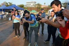 Foto de la galería: Llegada en La Cascada de los participantes de la Maratón Posadas Futura