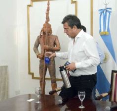 Foto de la galería: Massa en Posadas: la zona aduanera, entre los anuncios que dejó en su visita