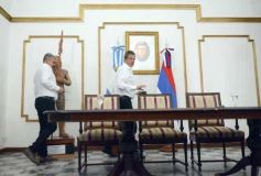 Foto de la galería: Massa en Posadas: la zona aduanera, entre los anuncios que dejó en su visita