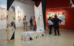 Foto de la galería: Apertura en el Juan Yaparí: en su paso por la ciudad, el Manto Federal sumó arte y diseño misionero