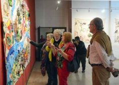 Foto de la galería: Apertura en el Juan Yaparí: en su paso por la ciudad, el Manto Federal sumó arte y diseño misionero