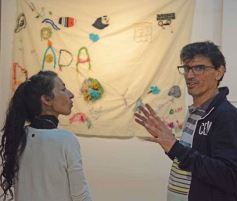 Foto de la galería: Apertura en el Juan Yaparí: en su paso por la ciudad, el Manto Federal sumó arte y diseño misionero