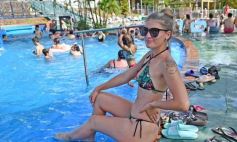 Sixto Fotografías. Sociedad. IPLYC SE - Temporada de piletas: para muchos el primer día del año se disfrutó a pleno en el Club del IPLyC