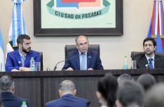 Sixto Fotografías. Sociedad. HCD Posadas - Apertura de sesiones del Concejo: Stelatto destacó la continuidad de la obra pública en la ciudad
