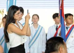Foto de la galería: Vuelta a clases en Misiones: acto central por el primer dia en Itaembé Guazú