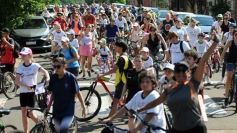 Foto de la galería: Junto a una gran convocatoria se vivió la 24° Bicicleteada Solidaria del Roque González