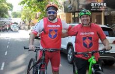Foto de la galería: Junto a una gran convocatoria se vivió la 24° Bicicleteada Solidaria del Roque González