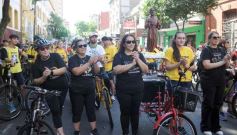 Foto de la galería: Junto a una gran convocatoria se vivió la 24° Bicicleteada Solidaria del Roque González