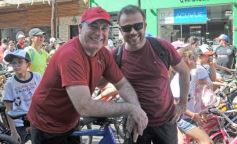 Foto de la galería: Junto a una gran convocatoria se vivió la 24° Bicicleteada Solidaria del Roque González