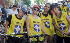 Foto de la galería: Junto a una gran convocatoria se vivió la 24° Bicicleteada Solidaria del Roque González