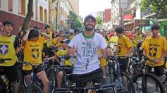 Foto de la galería: Junto a una gran convocatoria se vivió la 24° Bicicleteada Solidaria del Roque González