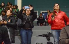 Foto de la galería: Selección Argentina de Vóley en Posadas: el semillero local disfrutó de cerca la práctica albiceleste