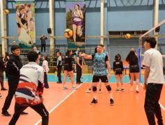 Foto de la galería: Selección Argentina de Vóley en Posadas: el semillero local disfrutó de cerca la práctica albiceleste