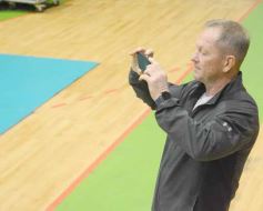 Foto de la galería: Selección Argentina de Vóley en Posadas: el semillero local disfrutó de cerca la práctica albiceleste