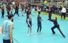 Foto de la galería: Selección Argentina de Vóley en Posadas: el semillero local disfrutó de cerca la práctica albiceleste