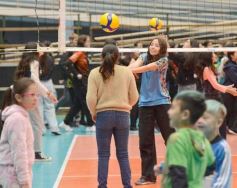 Foto de la galería: Selección Argentina de Vóley en Posadas: el semillero local disfrutó de cerca la práctica albiceleste