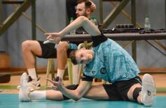 Foto de la galería: Selección Argentina de Vóley en Posadas: el semillero local disfrutó de cerca la práctica albiceleste