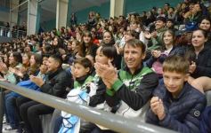 Foto de la galería: Selección Argentina de Vóley en Posadas: el semillero local disfrutó de cerca la práctica albiceleste