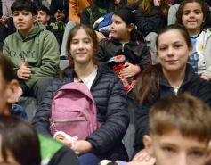 Foto de la galería: Selección Argentina de Vóley en Posadas: el semillero local disfrutó de cerca la práctica albiceleste