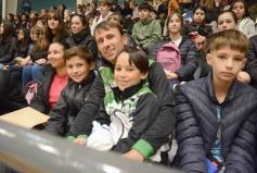 Foto de la galería: Selección Argentina de Vóley en Posadas: el semillero local disfrutó de cerca la práctica albiceleste