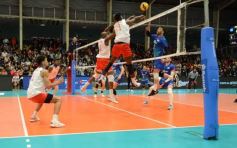 Foto de la galería: Ante un público colmado: el Vóley Argentino animó una fiesta deportiva de primer nivel en la ciudad